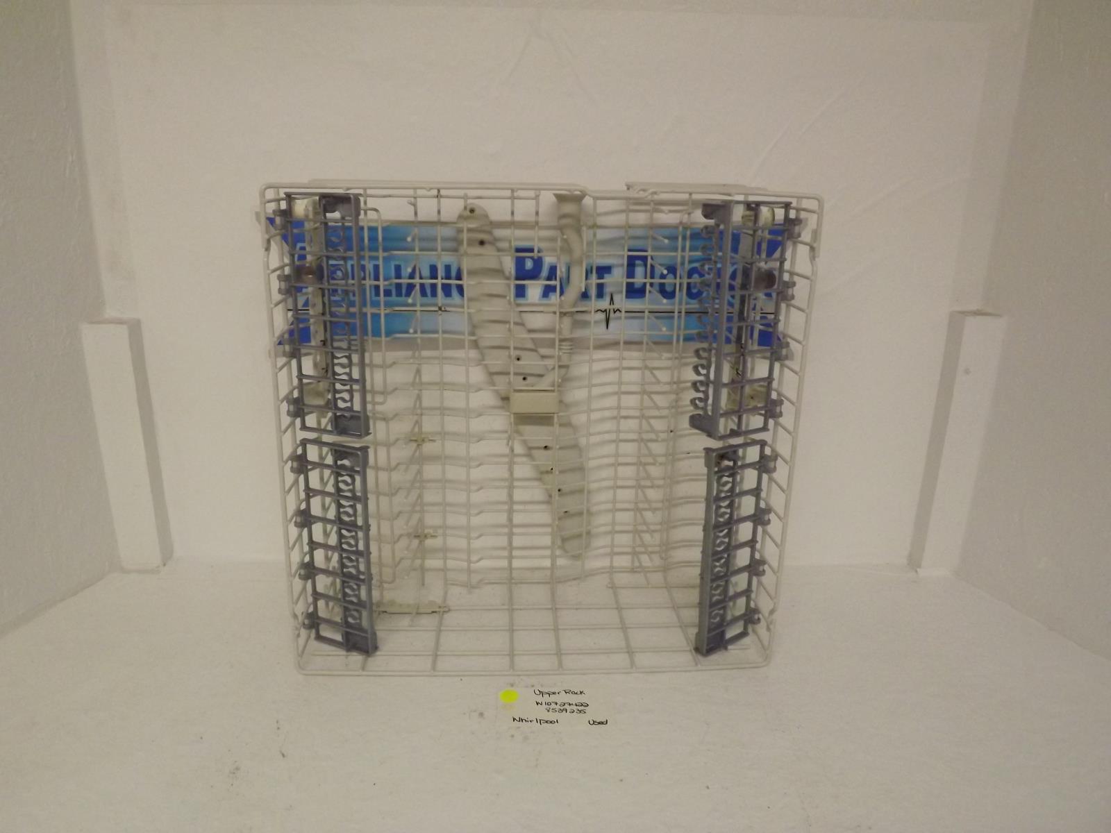 Whirlpool Dishwasher W10727422 8539235 Upper Rack Used Whirlpool Dishwasher W10727422 8539235 Upper Rack Used